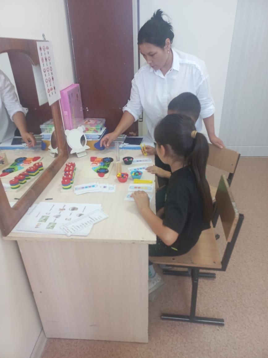 Мектеп логопетінің оқушылармен жұмысы