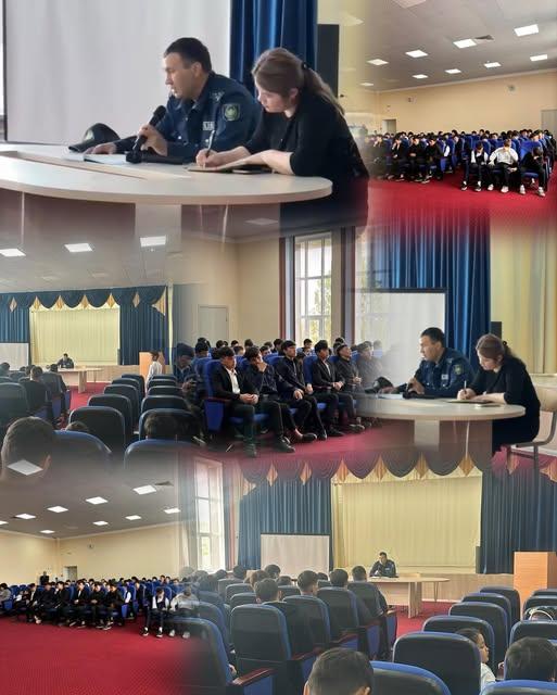 Оқушыларға заңнаманы түсіндіруге бағытталған кездесу